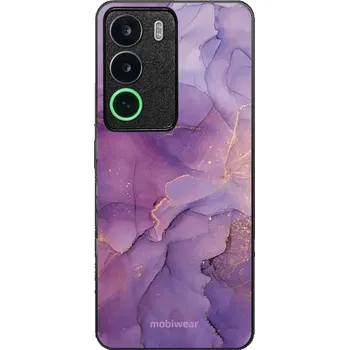Pouzdro na mobilní telefon Lesklý kryt Mobiwear Glossy - Realme C71 - G050G - Fialový mramor (Prémiové lesklé pouzdro, obal, kryt Mobiwear Glossy na mobil Realme C71 - G050G - Fialový mramor, materiál Plast + TPU silikon - krytí po všech stranách, neošoupatelný potisk, tenké)