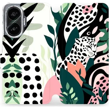 Pouzdro na mobilní telefon Flipové pouzdro Mobiwear - Xiaomi Poco F7 - VP53S Levhart (Knížkové flip pouzdro, obal, kryt na mobil Xiaomi Poco F7 - VP53S Levhart, materiál Umělá kůže + TPU - ochrana 360°, stojánek, silikonová vanička, magnetické zavírání)