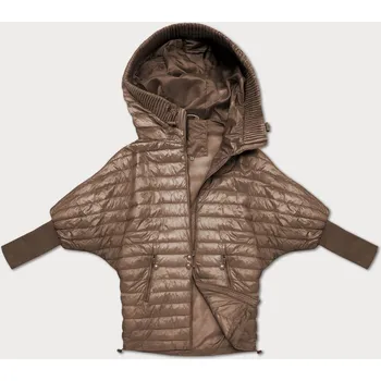 Dámská bunda Béžová dámská netopýří bunda Minority (P3-6913-305) odstíny béžové XXL (44)