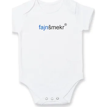 Kojenecký body fajnšmekr - Body kojenecké s krátkým rukávem - Krátký r. 3-6 měs ( Bílá )