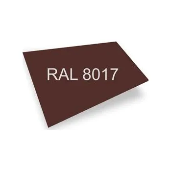 Plech PLECH tabule 2x1,25 m tl.0,5mm hnědá RAL 8017