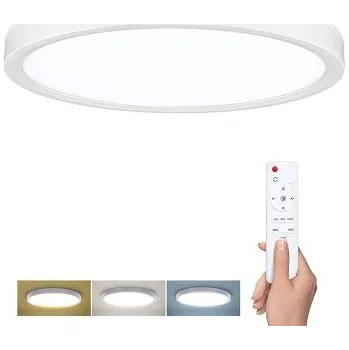Solight LED osvětlení s dálkovým ovladačem Estela White, 60W, 4500lm, 50cm, změna chromatičnosti, stmívatelné