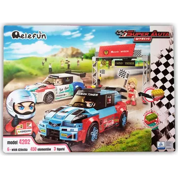 ostatní stavebnice Závodní sada Elefun Super Cars 4202 450 dílů