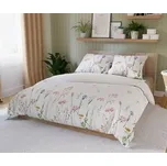 Povlečení bavlněný satén, Zalura , 1 ks 140 x 200/ 1 ks 70 x 90 cm