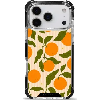 Pouzdro na mobilní telefon Odolný obal Mobiwear MagSafe Elite Bumper - Apple iPhone 17 Pro Max - DP82D Pomeranče (Odolný kryt, pouzdro, obal Mobiwear Elite Bumper na mobil Apple iPhone 17 Pro Max - DP82D Pomeranče, materiál Plast + TPU silikon + kov - zesílená ochrana telefonu,)