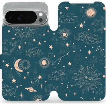 Pouzdro na mobilní telefon Flipové pouzdro Mobiwear - Google Pixel 10 Pro XL - VP14S Magický vesmír (Knížkové flip pouzdro, obal, kryt na mobil Google Pixel 10 Pro XL - VP14S Magický vesmír, materiál Umělá kůže + TPU - ochrana 360°, stojánek, silikonová vanička, magnetické zavírání