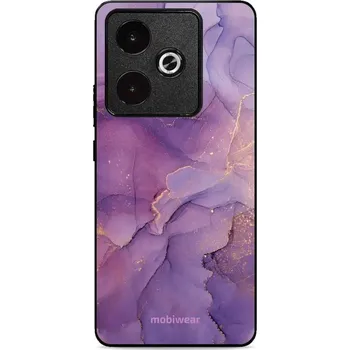Pouzdro na mobilní telefon Lesklý kryt Mobiwear Glossy - Realme GT 7T - G050G - Fialový mramor (Prémiové lesklé pouzdro, obal, kryt Mobiwear Glossy na mobil Realme GT 7T - G050G - Fialový mramor, materiál Plast + TPU silikon - krytí po všech stranách, neošoupatelný potisk, tenké)
