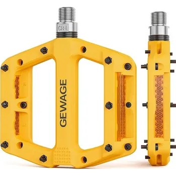 Pedál na kolo Platformové pedály Gewage GE-105 Yellow žluté