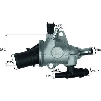 Automobilové těsnění Termostat, chladivo MAHLE TI 142 83