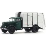 Berliet GDR 7W Popelářský vůz 1:43 - Hachette časopis s modelem Berliet GDR 7W - kovový model auta