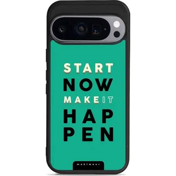 Pouzdro na mobilní telefon Lesklý kryt Mobiwear Glossy - Google Pixel 9 Pro - G079G Make it hapen (Prémiové lesklé pouzdro, obal, kryt Mobiwear Glossy na mobil Google Pixel 9 Pro - G079G Make it hapen, materiál Plast + TPU silikon - krytí po všech stranách, neošoupatelný potisk,)