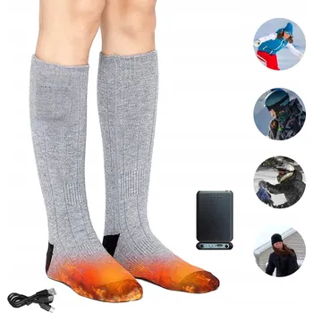 Pánské ponožky VYHŘÍVANÉ PONOŽKY ELEKTRICKÉ TERMO PONOŽKY ZIMNÍ OHŘÍVAČE NA NOHY