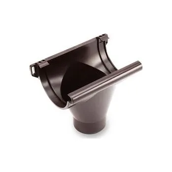 okap PLASTOVÉ OKAPY Žlabový kotlík 110/80 mm hnědý