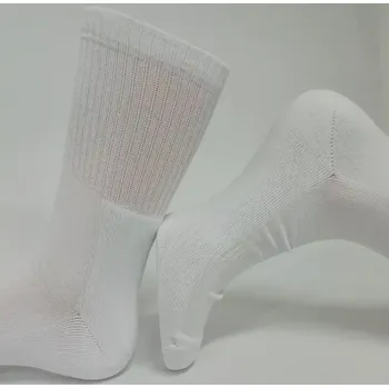 Pánské ponožky Sportovní polofroté ponožky Pongo - 42-43 / bílá