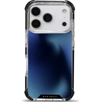 Pouzdro na mobilní telefon Odolný obal Mobiwear MagSafe Elite Bumper - Apple iPhone 17 Pro - D037D Modrý odstín (Odolný kryt, pouzdro, obal Mobiwear Elite Bumper na mobil Apple iPhone 17 Pro - D037D Modrý odstín, materiál Plast + TPU silikon + kov - zesílená ochrana telefonu, podpo
