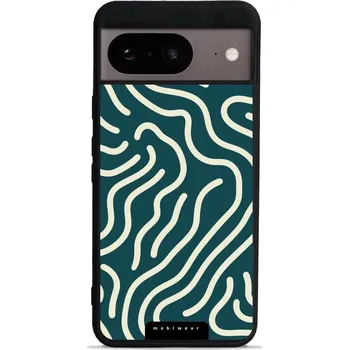 Pouzdro na mobilní telefon Lesklý kryt Mobiwear Glossy - Google Pixel 8 - GA61G Béžové linky (Prémiové lesklé pouzdro, obal, kryt Mobiwear Glossy na mobil Google Pixel 8 - GA61G Béžové linky, materiál Plast + TPU silikon - krytí po všech stranách, neošoupatelný potisk, tenké)