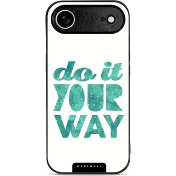 Pouzdro na mobilní telefon Lesklý kryt Mobiwear Glossy - Apple iPhone Air - G080G Do it your way (Prémiové lesklé pouzdro, obal, kryt Mobiwear Glossy na mobil Apple iPhone Air - G080G Do it your way, materiál Plast + TPU silikon - krytí po všech stranách, neošoupatelný potisk, tenk