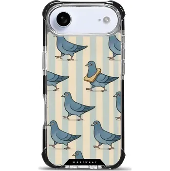 Pouzdro na mobilní telefon Odolný obal Mobiwear MagSafe Elite Bumper - Apple iPhone Air - DP91D Holubi (Odolný kryt, pouzdro, obal Mobiwear Elite Bumper na mobil Apple iPhone Air - DP91D Holubi, materiál Plast + TPU silikon + kov - zesílená ochrana telefonu, podpora MagSafe, krytí)