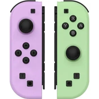 Gamepad Bezdrátový ovladač pro Nintendo Switch NS OLED PC Joypad Gamepad Bluetooth 6osý gyroskop Dvojitá vibrace Probuzení Fialový Zelený