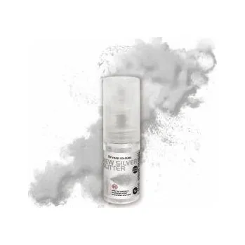 Food Colours Polsko Food Colours Třpytky v rozprašovači New Silver Glitter (5 g) ▹
