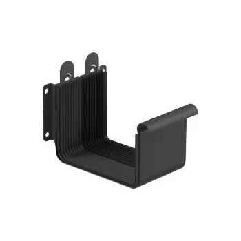 okap Spojka žlabu HRANATÁ 125mm grafitová