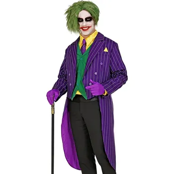 Karnevalový kostým Pánský frak Jokera - S