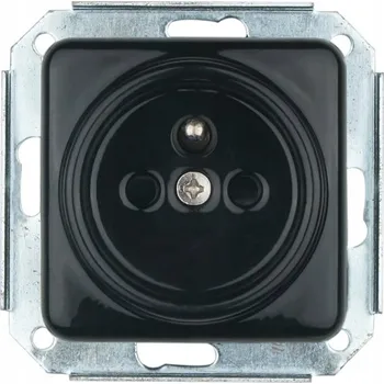 Elektrická zásuvka Elektrická Zásuvka Alkri-Light černá