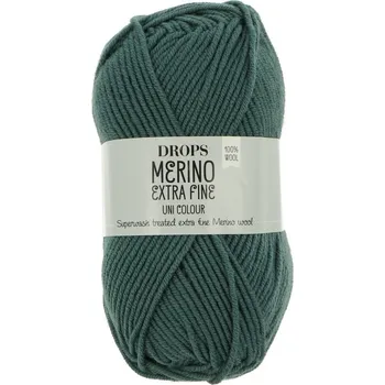 Příze Drops Merino Extra Fine Uni Colour 37 petrolejově modrá