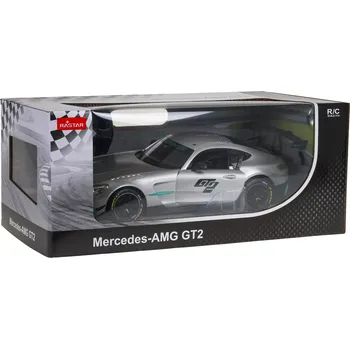 RC model auta Dálkově ovládaný model Mercedes‑AMG GT2 1:14 šedý Rastar