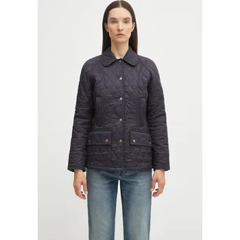 Dámská casual bunda Bunda Barbour Beadnell Quilt dámská, tmavomodrá barva, přechodná, 36, 59A