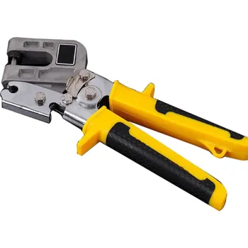 Kleště Kleště na stropní děrování z hliníkové slitiny 245×95 mm Obouruční kýlové kleště Nástroj na sádrokarton a omítací práce