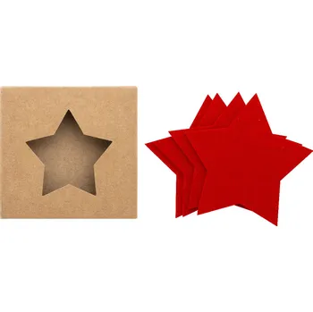 Vánoční dekorace Vagnes vada vánočních podtácků z RPET červená