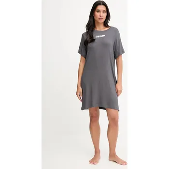 Dámská noční košile Noční košilka Dkny dámská, šedá barva, YI30092 90Y, vel. XS