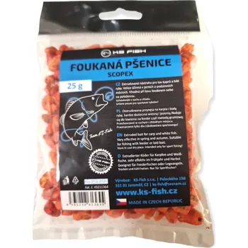 Umělá nástraha KS-fish KS Fish foukaná pšenice 25g scopex