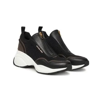 Dámská obuv Sneakersy MICHAEL Michael Kors Zuma Mixed-Media Trainer 43F5ZUFP1L Černá 38