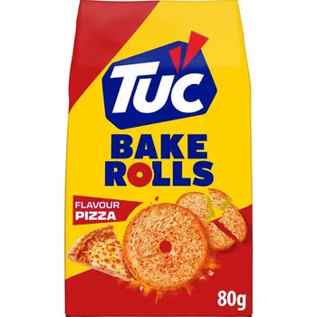 Slaná pochutina Tuc Bake Rolls příchuť pizza