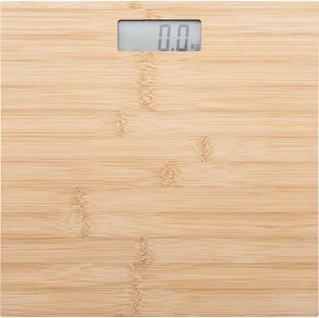 Osobní váha BamFit dobíjecí koupelnová váha přírodní