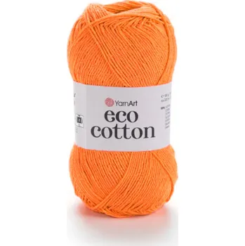 Yarn Art příze Eco Cotton 800 ostrá oranžová