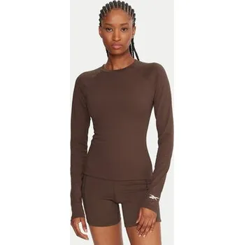 Pánské tričko Reebok Funkční tričko Reebok X Ewa Chodakowska RK25316CCW Hnědá Slim Fit M