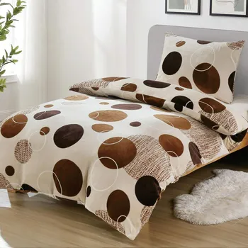 Povlečení Jemné mikroplyš povlečení Homa DEBORAH CIRLCE 140x200 cm