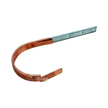 okap OKAPY Měď Žlabový hák prodloužený opláštěný 330/610 mm