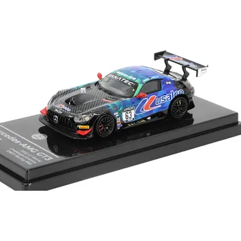 autíčko Mercedes AMG GT3 #63 2022 GT World Callenge America DXDT Racing 1:64 - PARAGON Models Mercedes-Benz AMG GT3 No.63 2022 GT World Callenge America DXDT Racing - kovový model auta 1/64