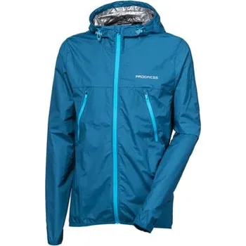 GLIDER pánská termoizolační větrovka petrol/sv. modrá S