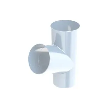 okap Plastové OKAPY P018 - Napojení svodu Y - 67stupňů / 100mm - Bílá - TR067