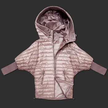 Dámská bunda Světle růžová dámská netopýří bunda Minority (P3-6913-52) odstíny růžové XXL (44)