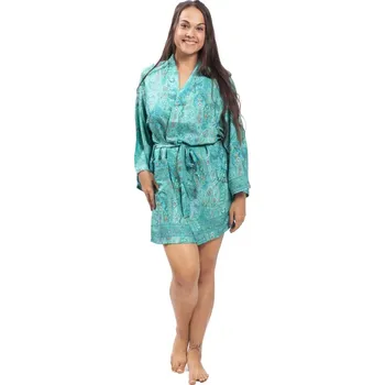 Dámské šaty Krátké kimono MEHER modrá III.