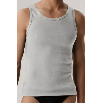 Pánský overall Nátělník Atlantic BMV-046 Světle šedá XL