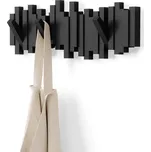 Umbra Sklápěcí nástěnný věšák Sticks, černý