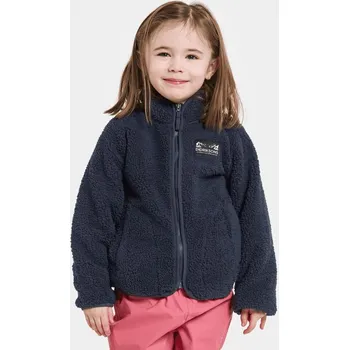 Dětská fleecová mikina Didriksons Gibbs navy velikost 120