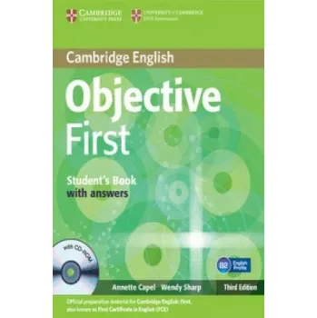 Anglický jazyk Objective First Student's Book with Answers with CD-ROM – Annette Capel (EN)